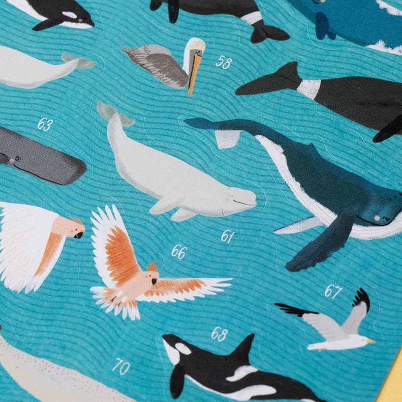 ANIMAL WORLD POSTER & STICKERS - memoiredessiecles