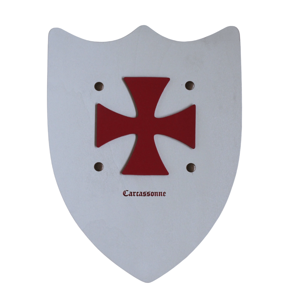 Bouclier croix templier - memoiredessiecles