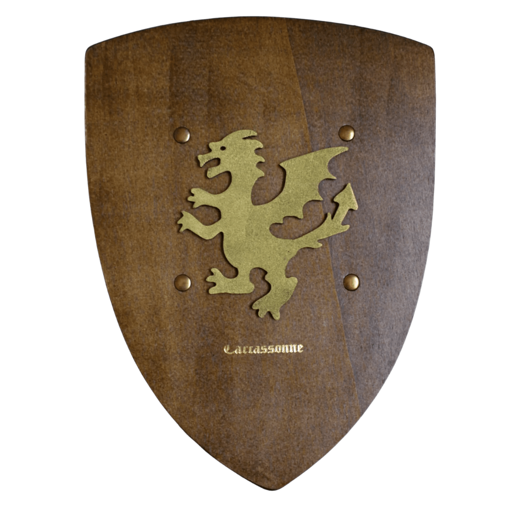 Bouclier rustik croix dragon - memoiredessiecles