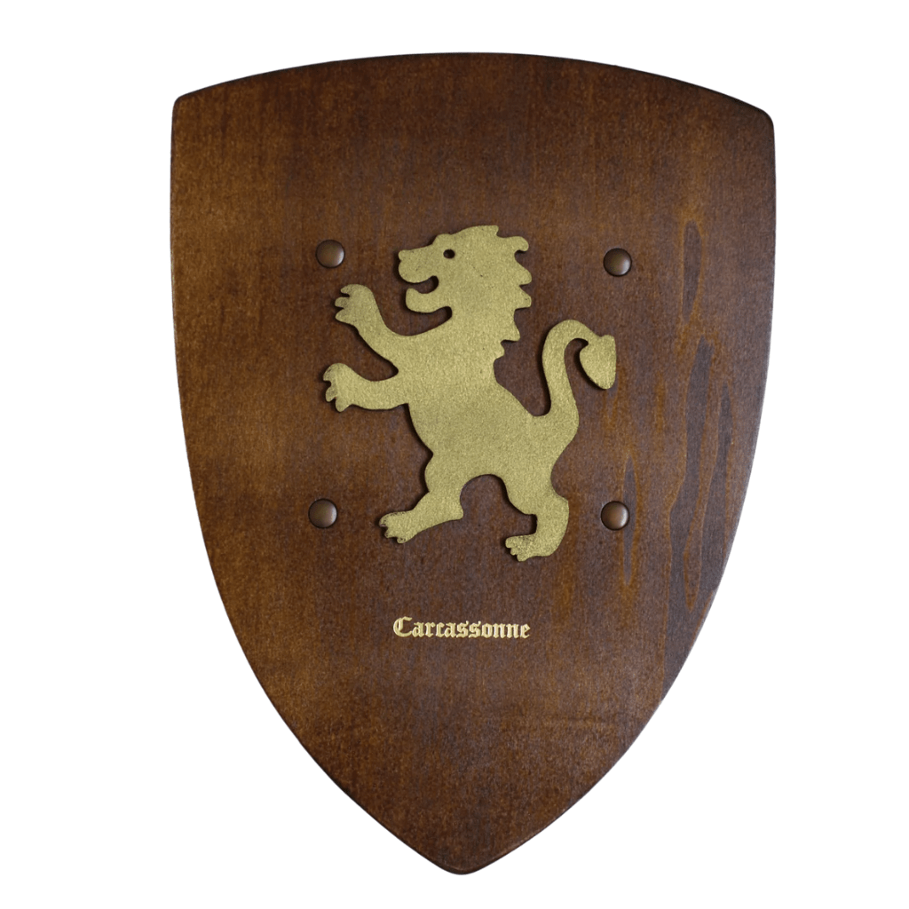 Bouclier rustik croix lion - memoiredessiecles