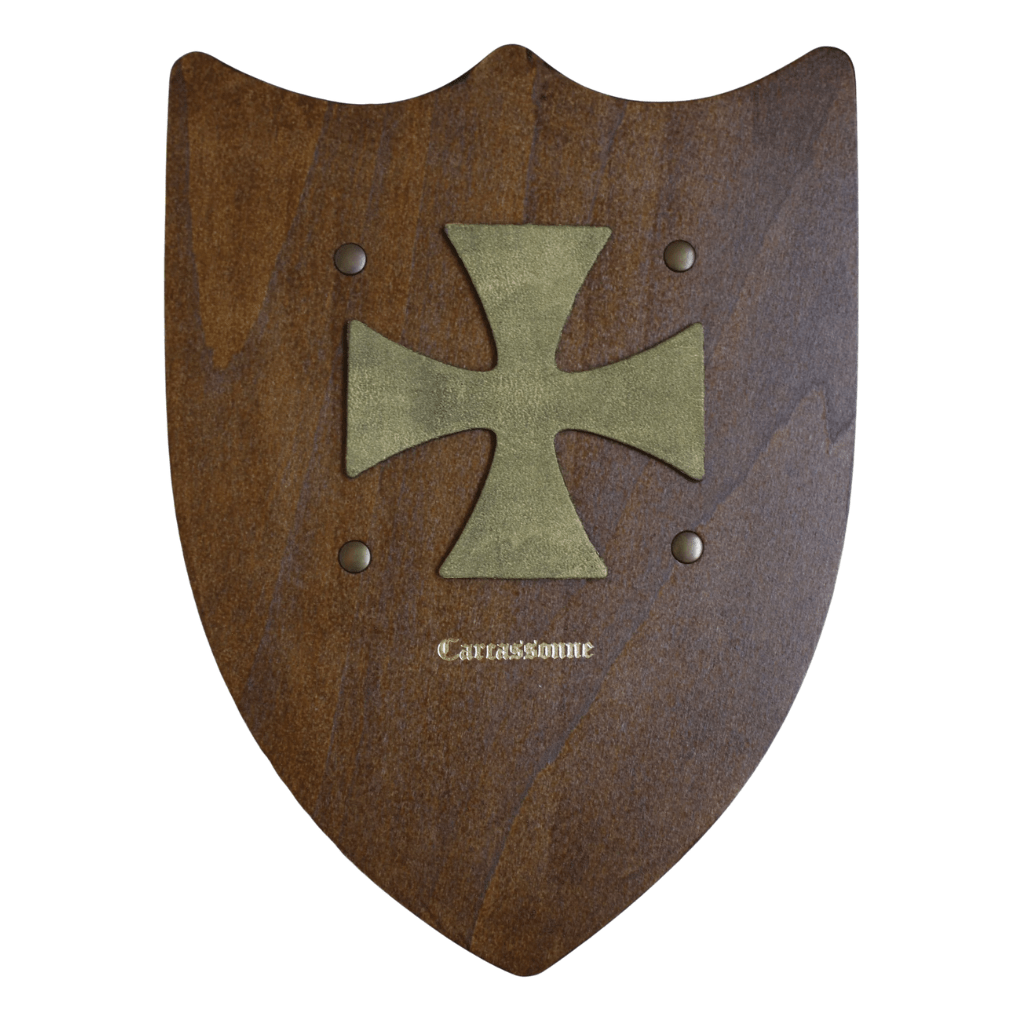 Bouclier rustik croix templière - memoiredessiecles