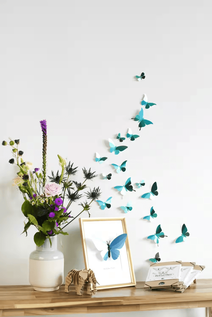 COLLECTION Papillons dorés en papier - memoiredessiecles