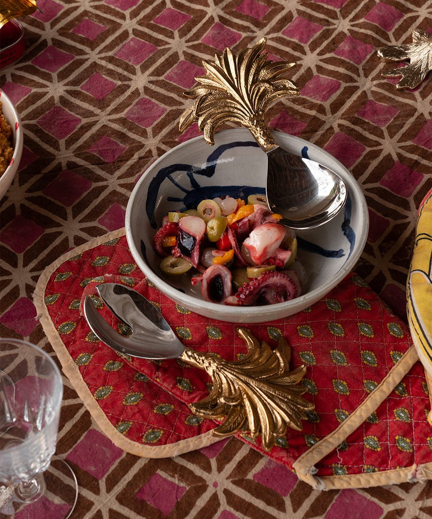 Couverts à Salade Palmier Marlin - memoiredessiecles