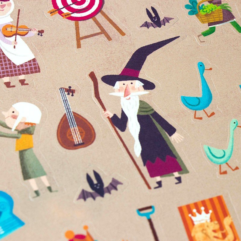 Medieval stickers - memoiredessiecles