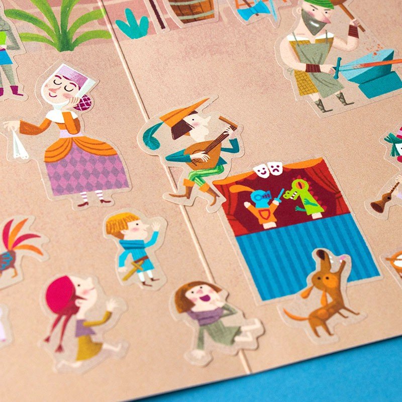 Medieval stickers - memoiredessiecles