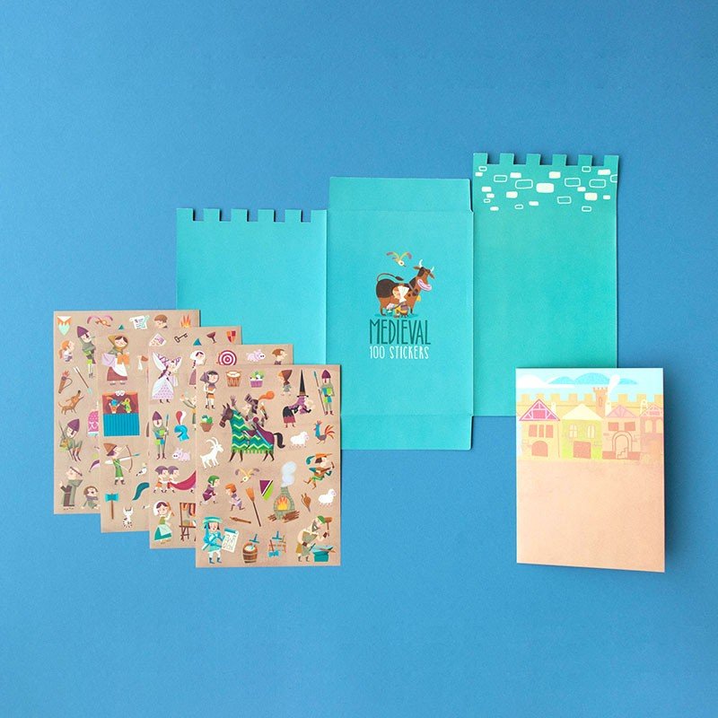 Medieval stickers - memoiredessiecles