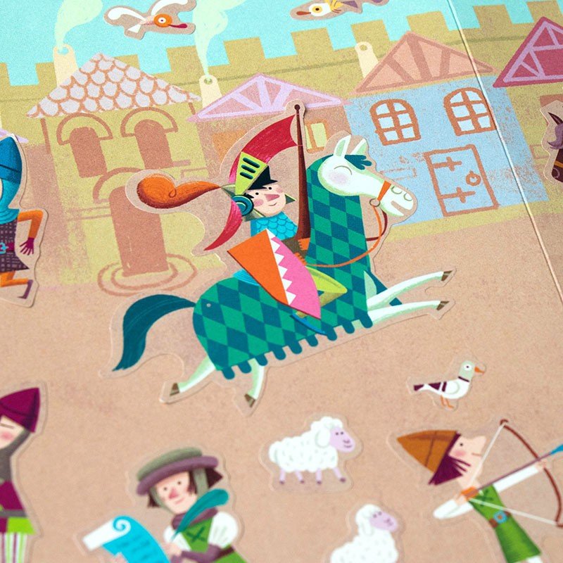 Medieval stickers - memoiredessiecles