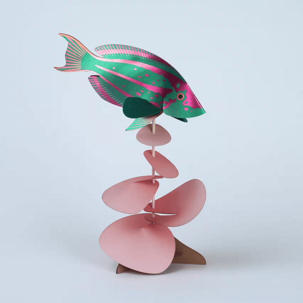 Poisson Girelle en papier - memoiredessiecles