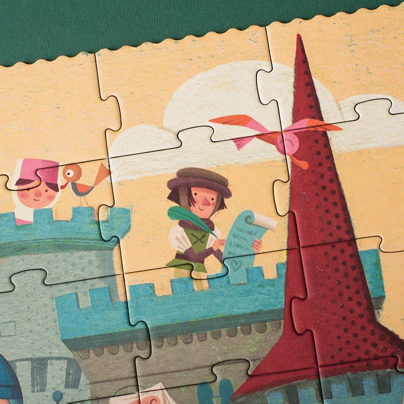 Puzzle special Moyen Âge : Go to the medieval times - memoiredessiecles