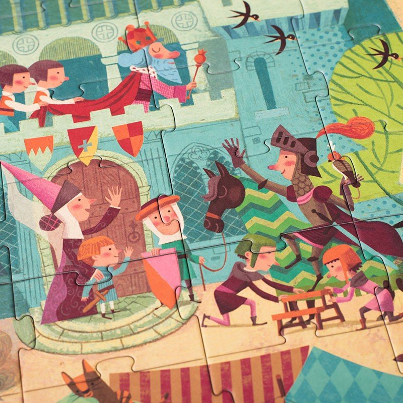 Puzzle special Moyen Âge : Go to the medieval times - memoiredessiecles