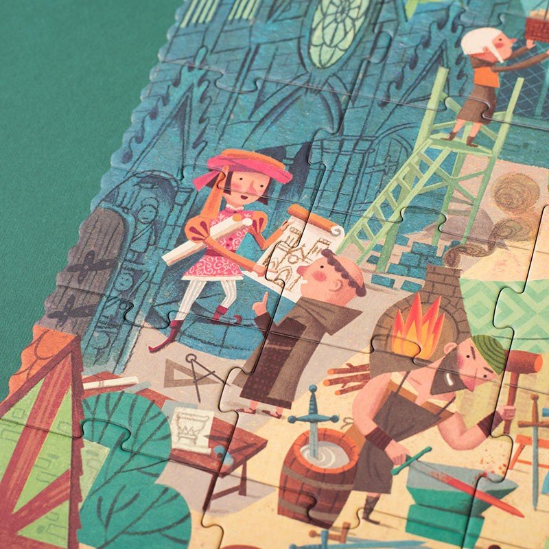 Puzzle special Moyen Âge : Go to the medieval times - memoiredessiecles