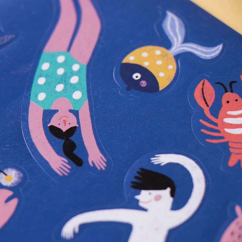 Sea Stickers: 100 stickers sur le thème de la mer - memoiredessiecles