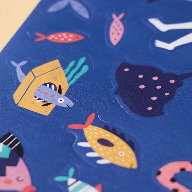 Sea Stickers: 100 stickers sur le thème de la mer - memoiredessiecles