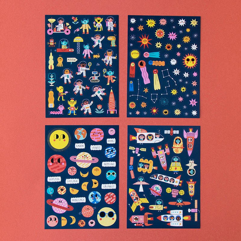 Space: 150 Stickers - memoiredessiecles