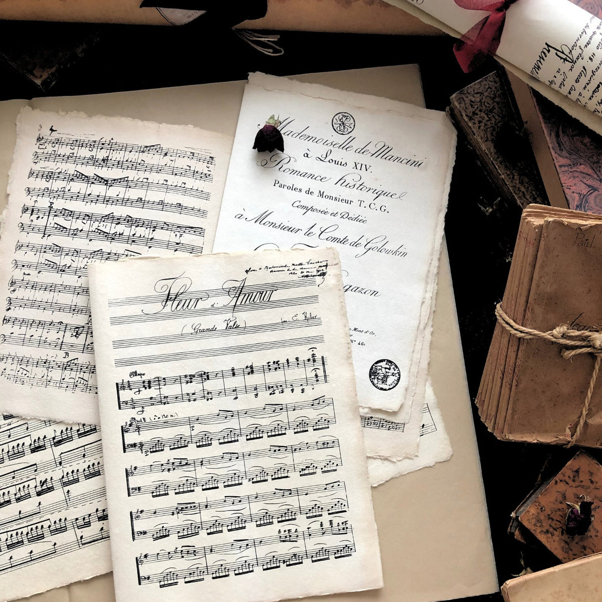 Partitions aux rubans – memoiredessiecles